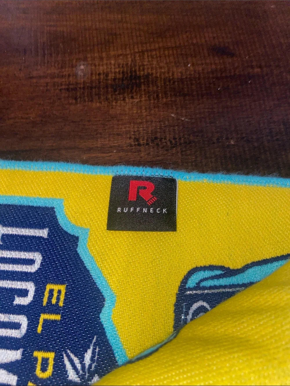 El Paso Locomotive FC Soccer Scarf - Light Blue & Yellow